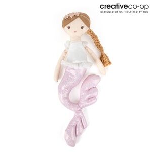 Creative Co-Op Lainey Plush Mermaid